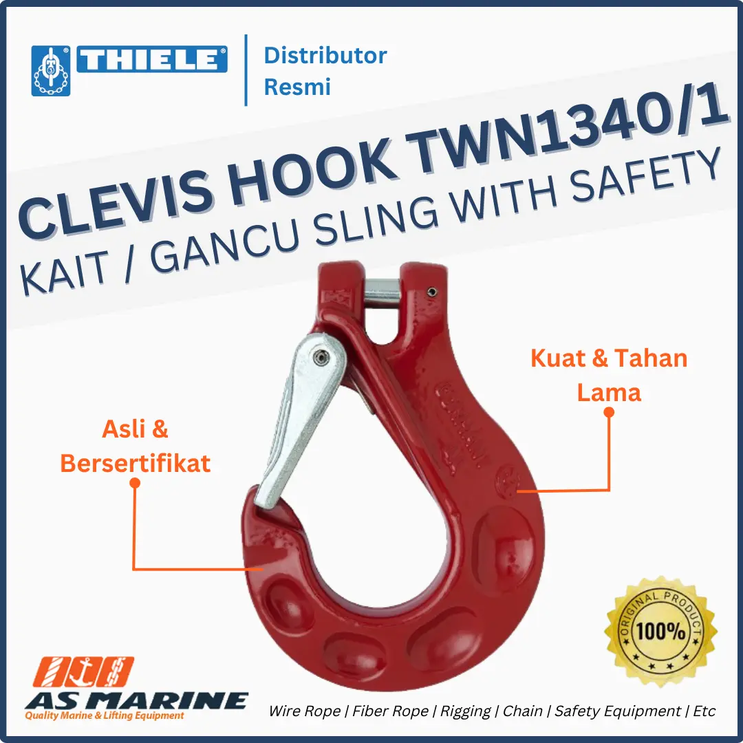 clevis hook thiele twn1340